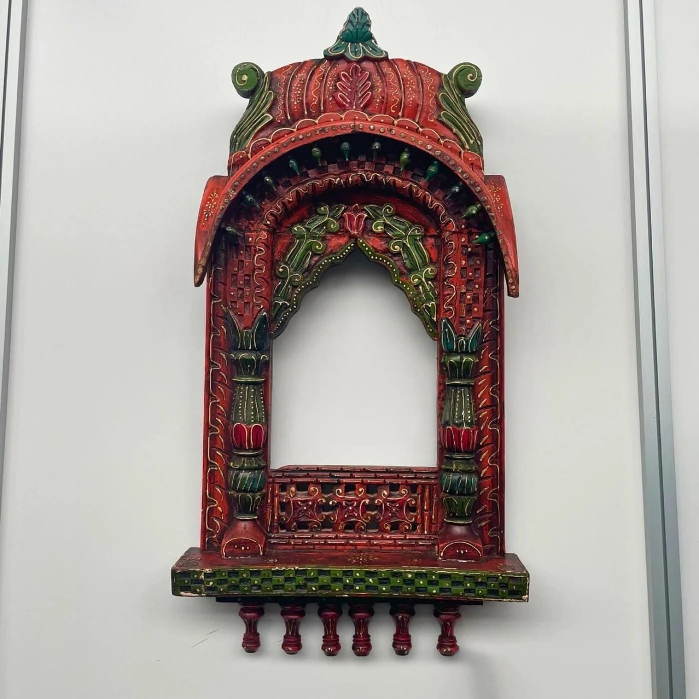 Indischer Hausaltar-Rahmen aus Holz