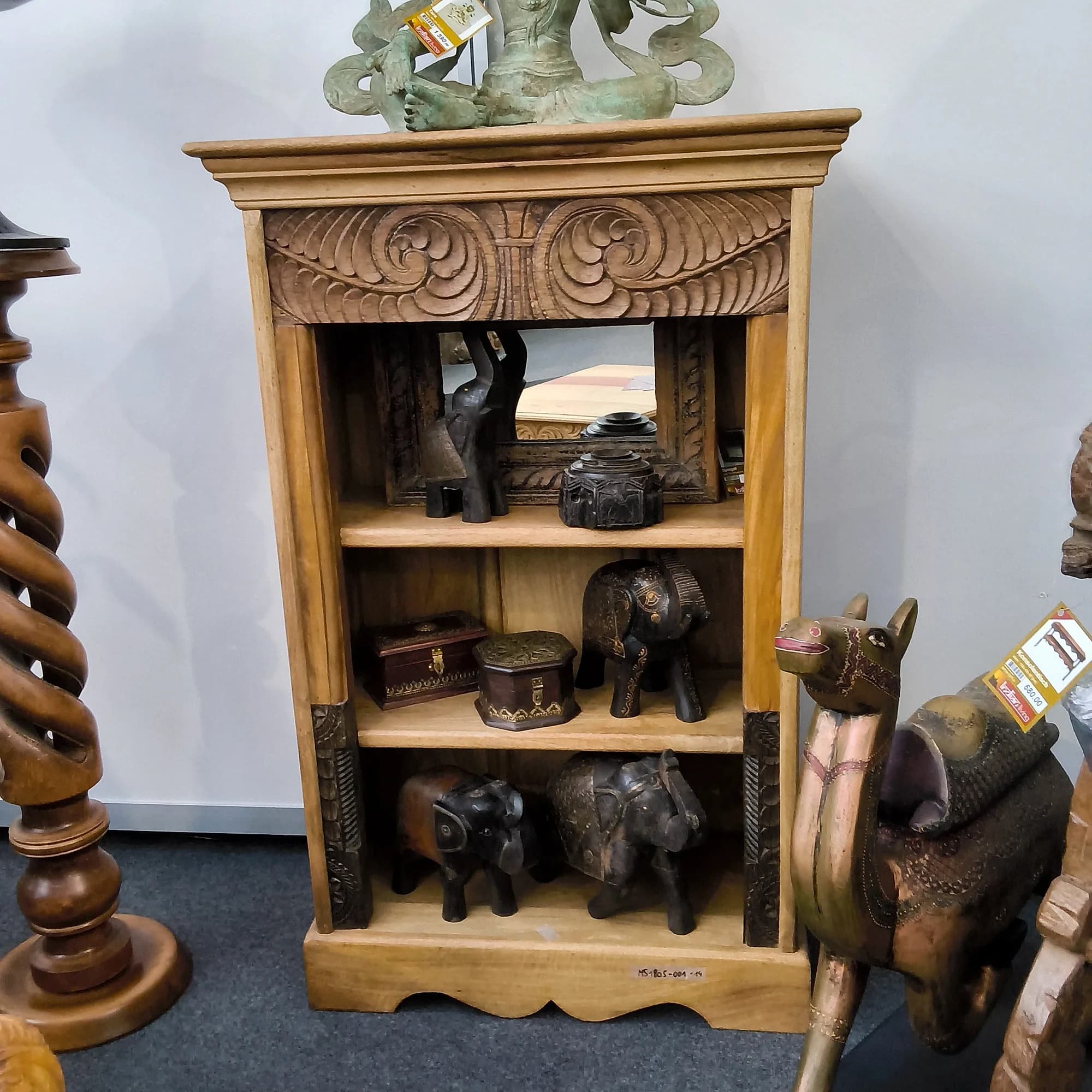 Kleines Holz Bücherregal