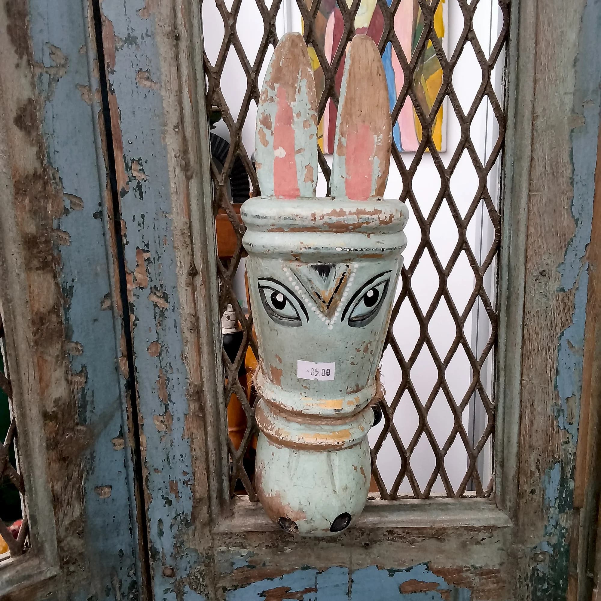 Pferdekopf Skulptur – dekoratives Unikat mit Patina