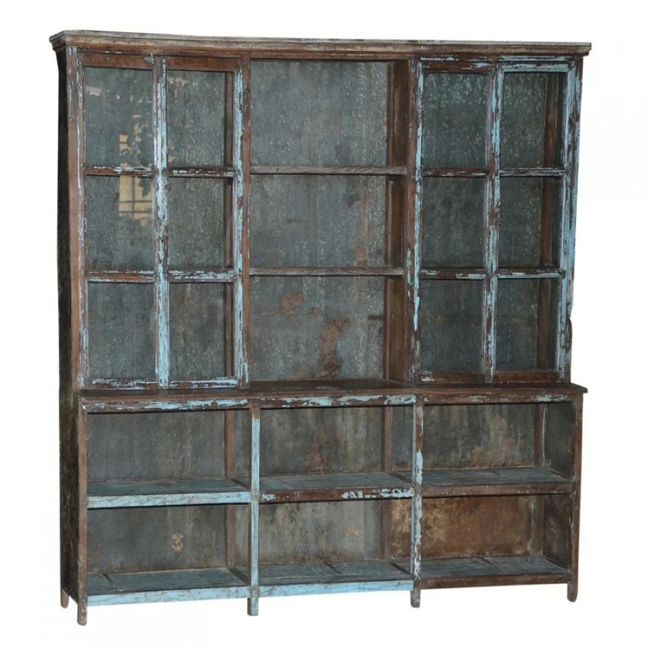Regal blau braun