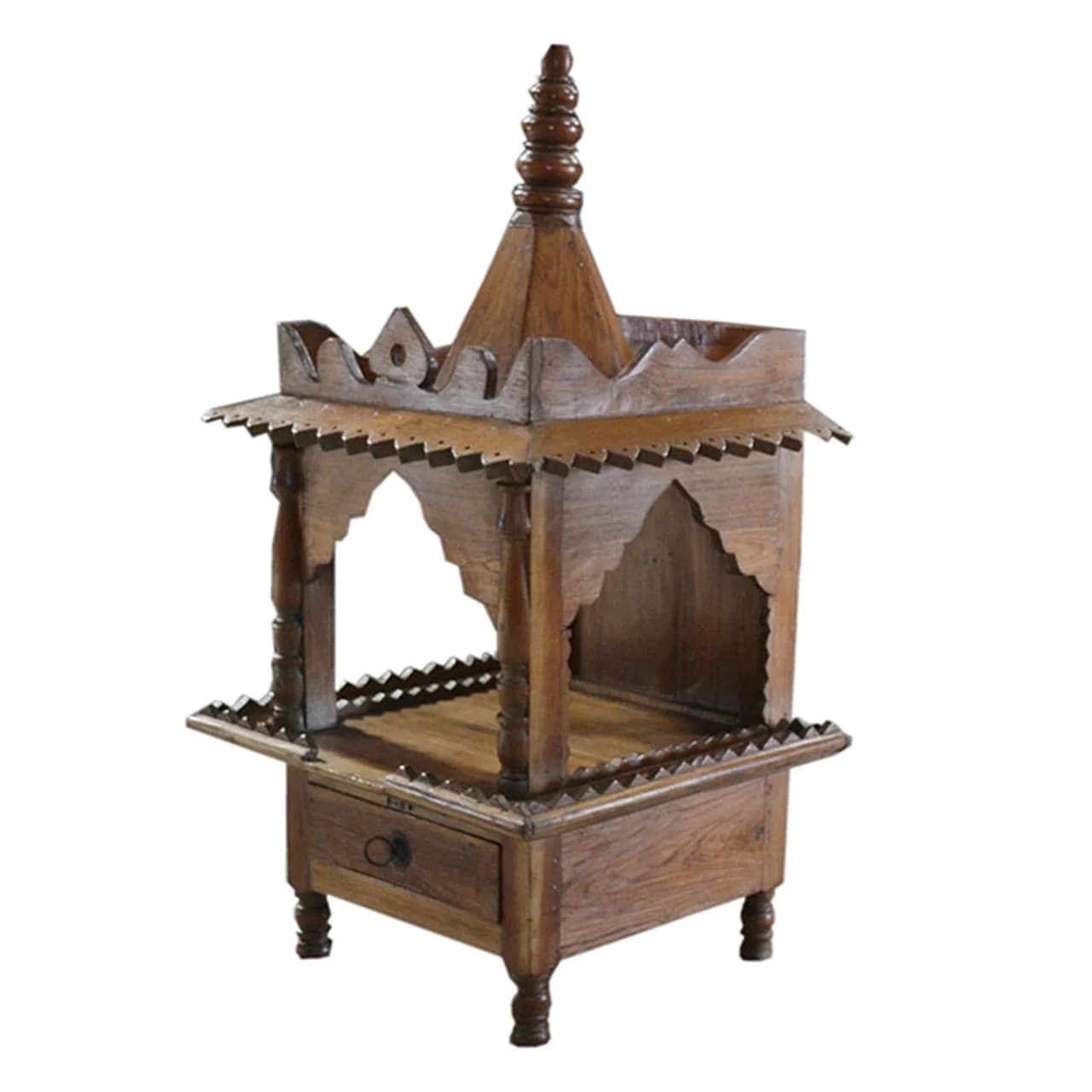 Hausaltar braun Holz