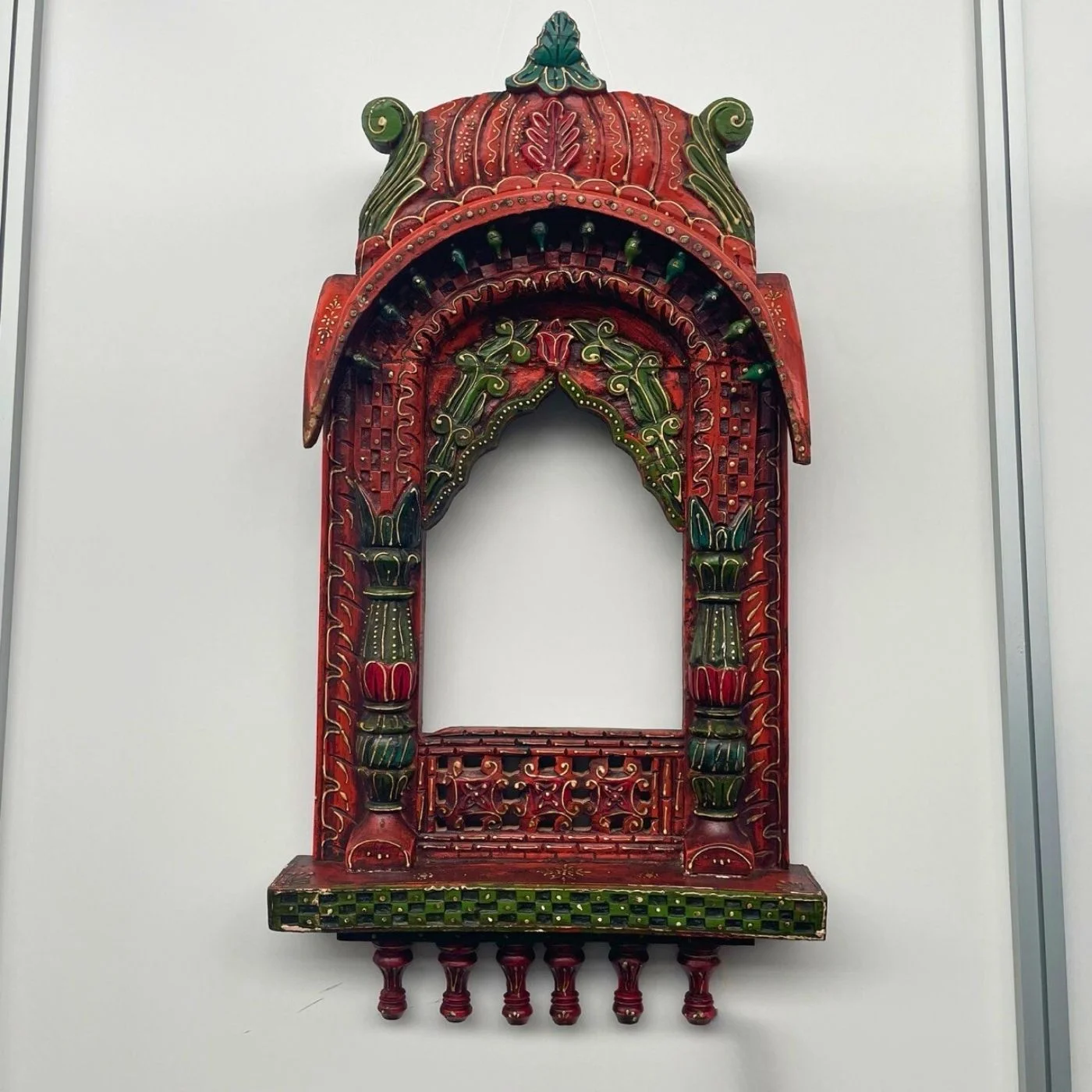 Indischer Hausaltar-Rahmen aus Holz