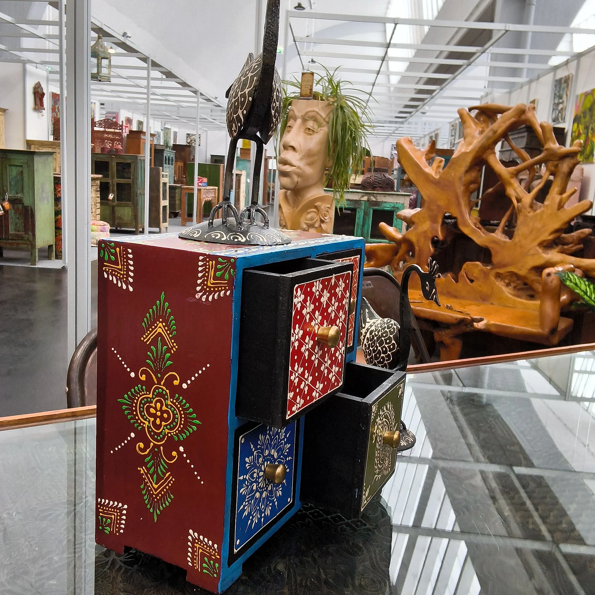 4 Draws Box Holz