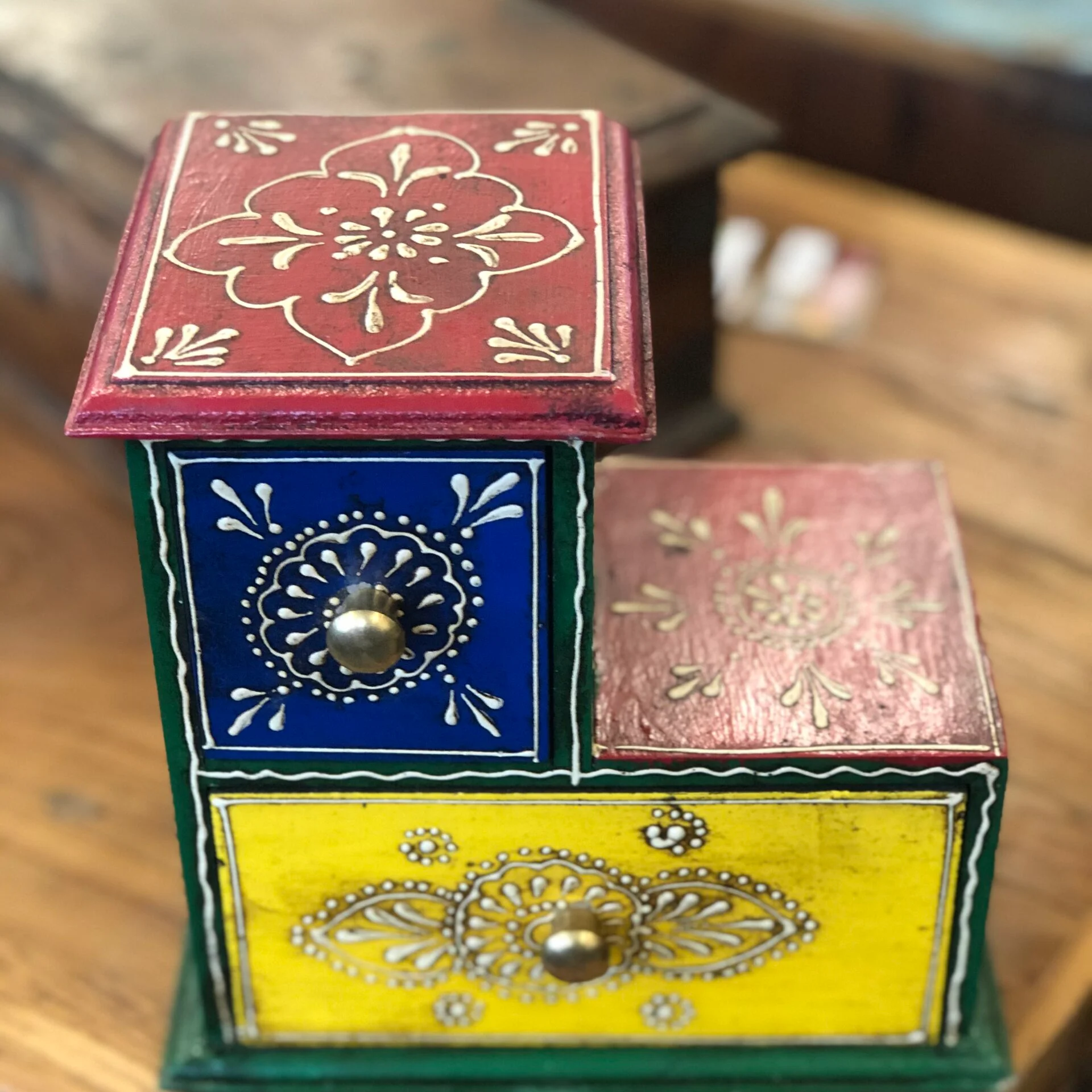 2er Stiegen Box Holz