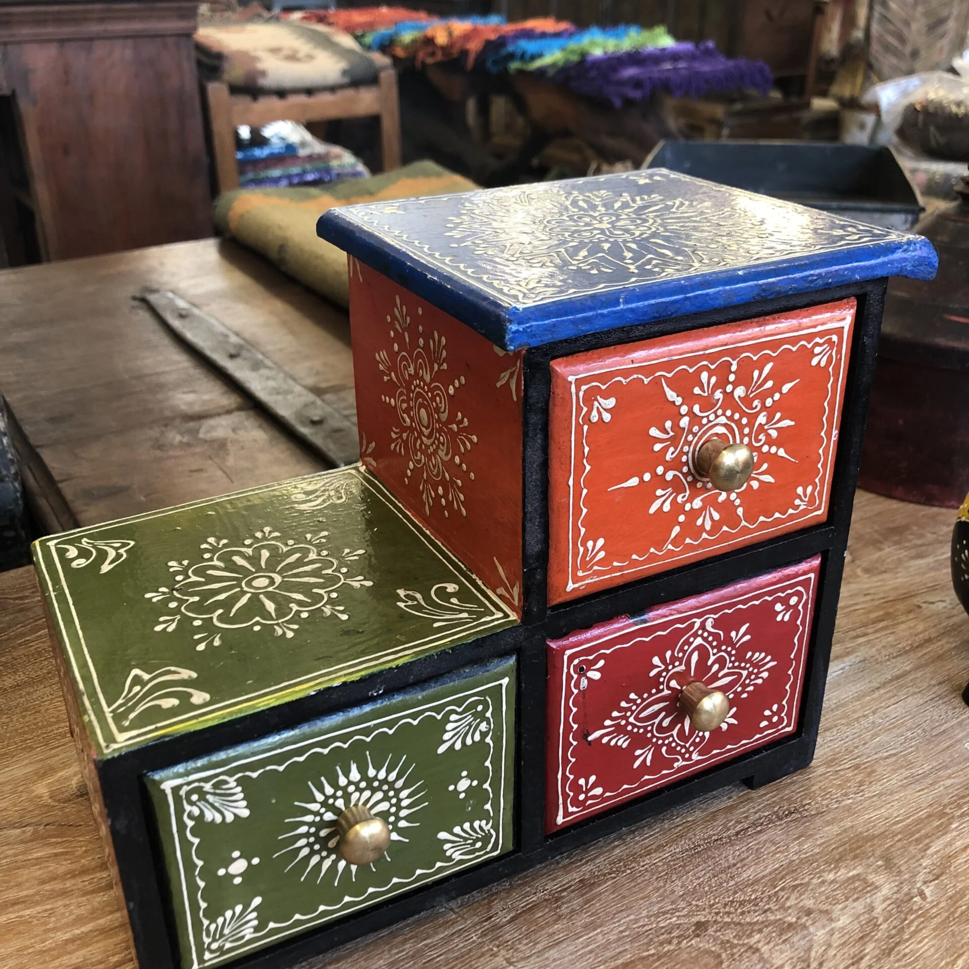 3er Stiegenkästchen Holz