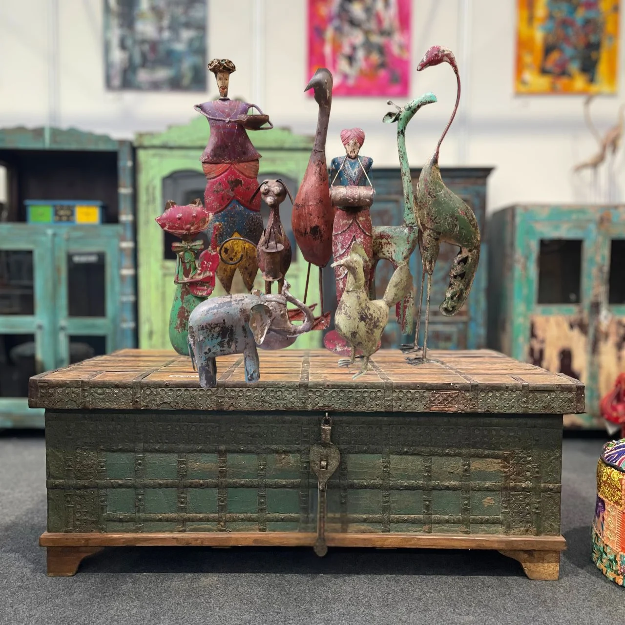 Dekorative Metallfiguren – verschiedene Designs