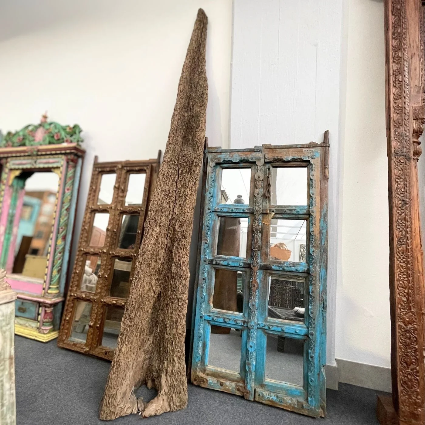 Massiver Stammholz-Dekor