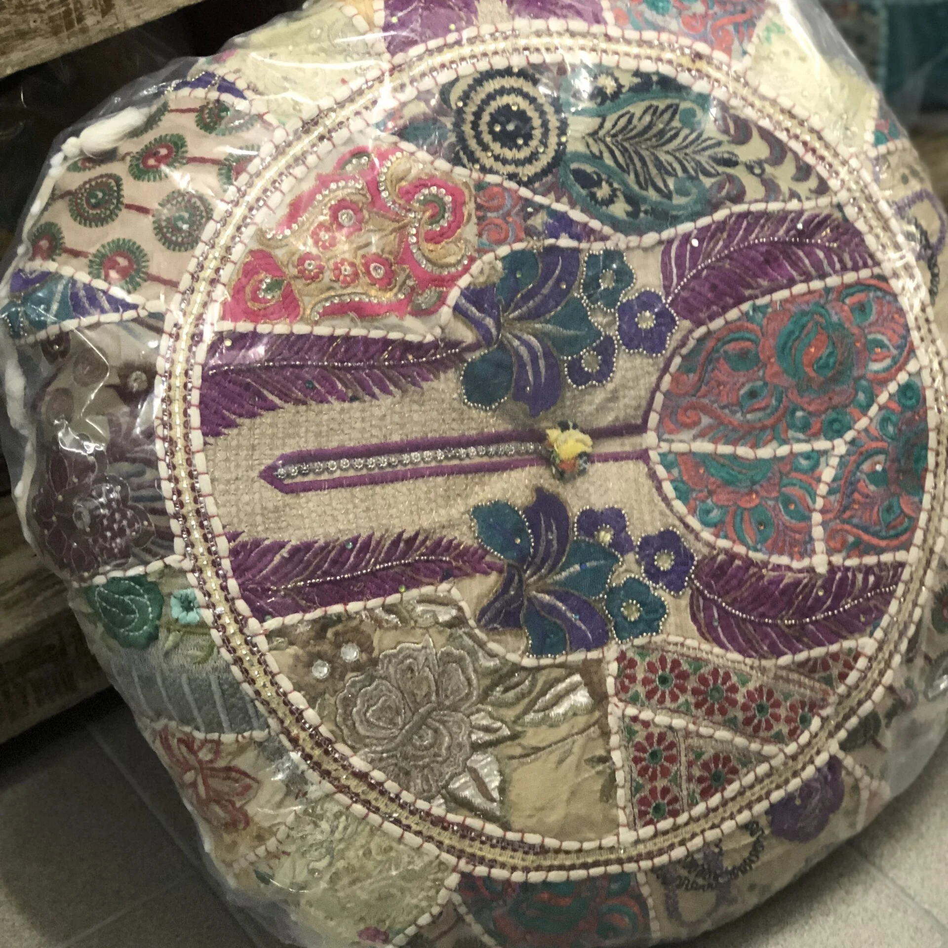 Sitzpolster Groß-60cm Baumwolle