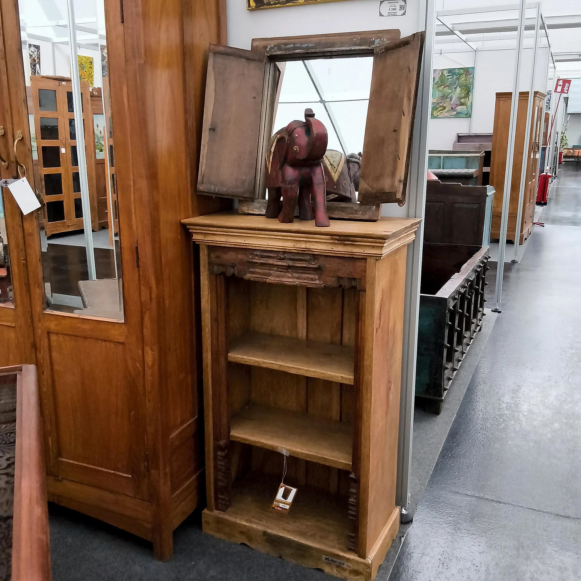 Kleines Holz Bücherregal