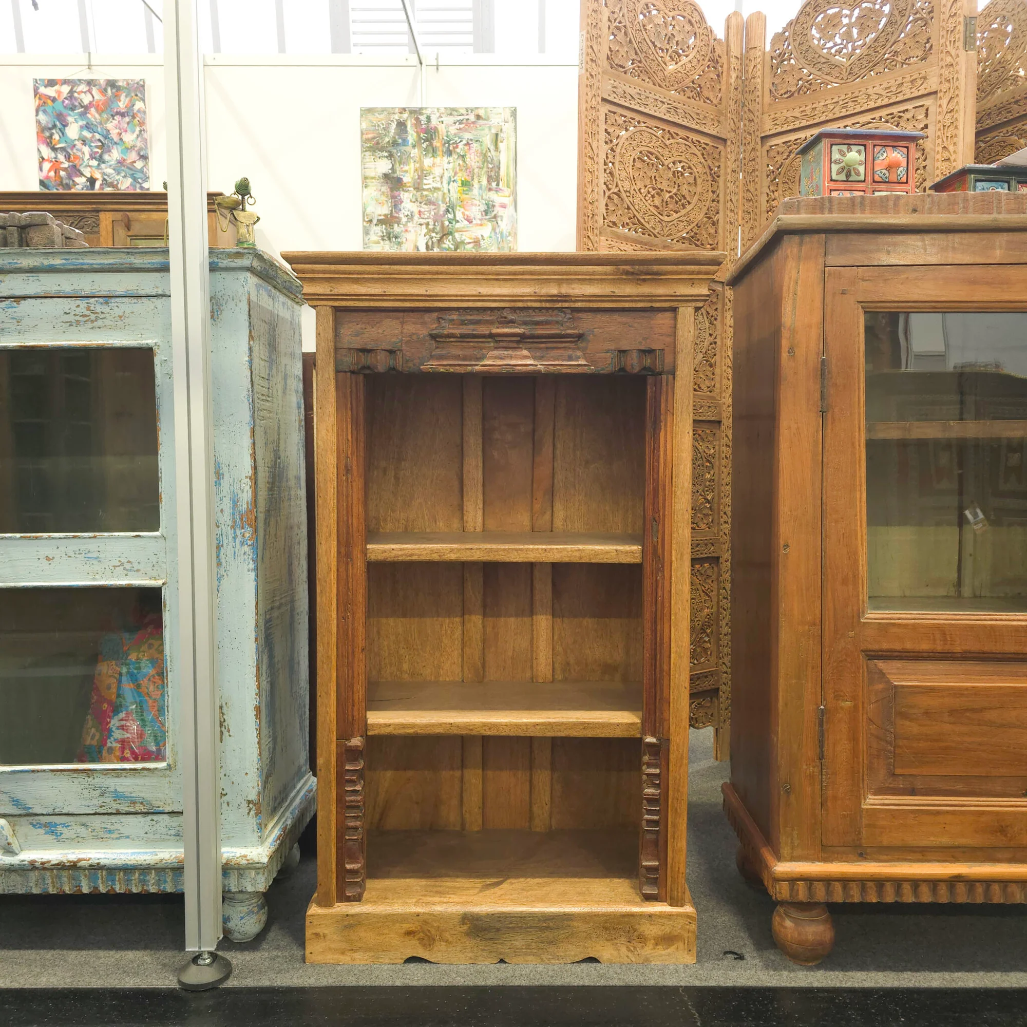 Kleines Holz Bücherregal