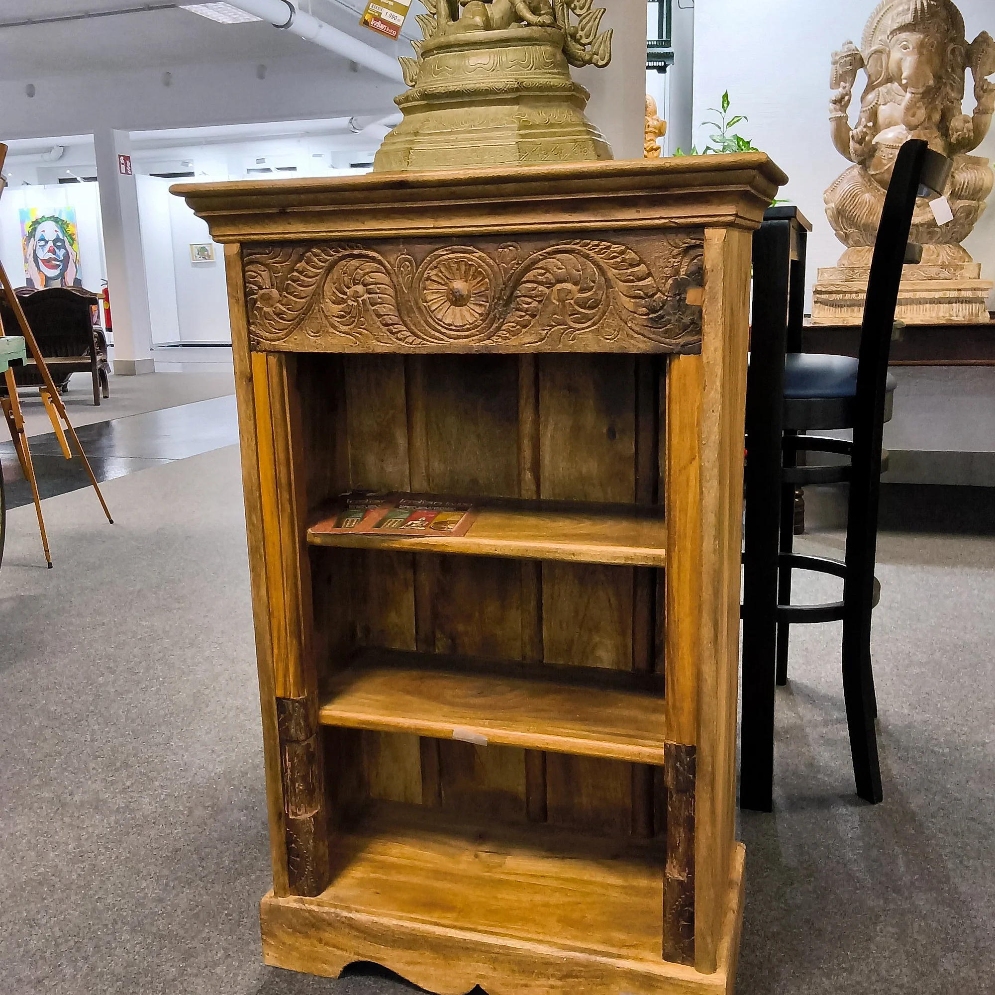 Kleines Holz Bücherregal