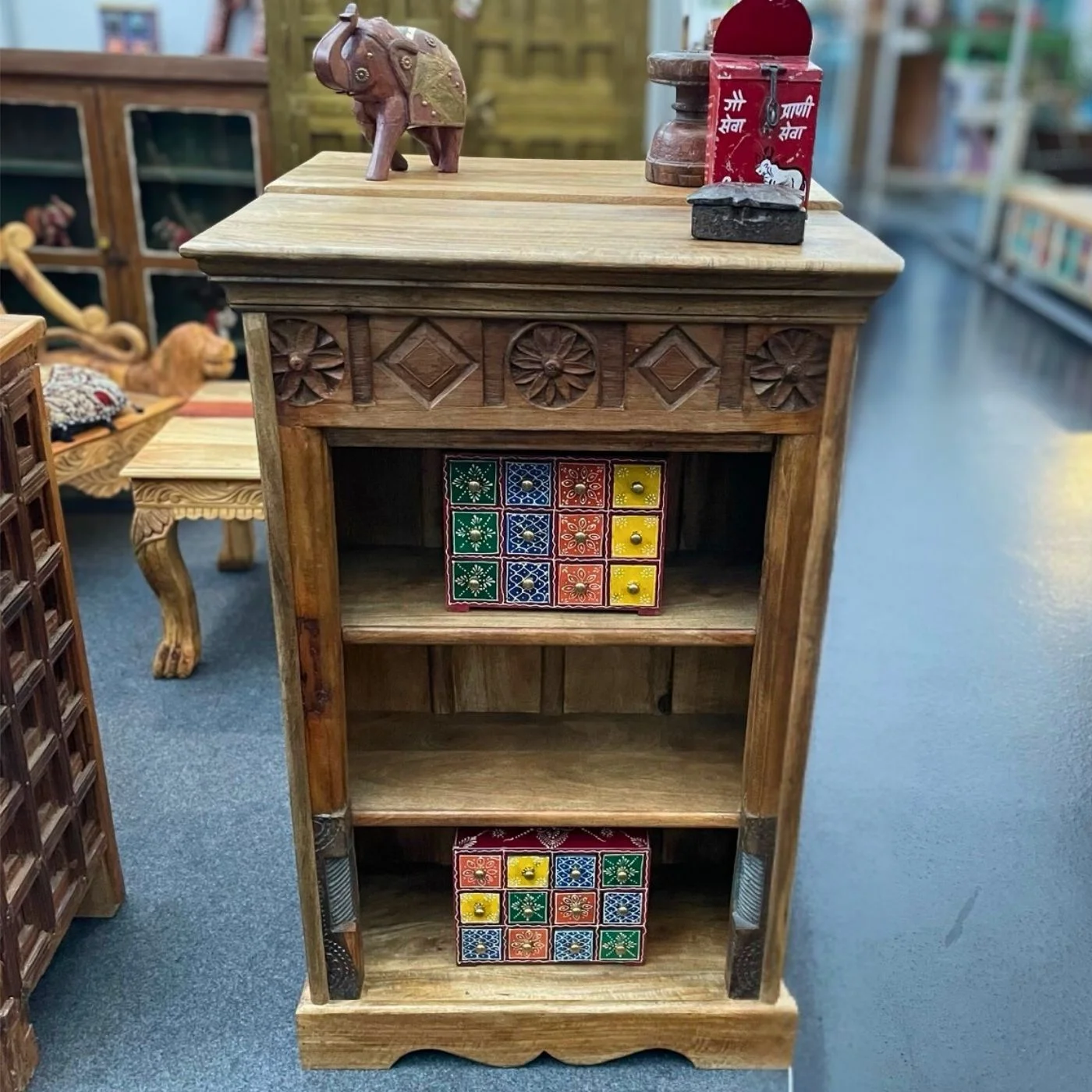 Kleines Holz Bücherregal