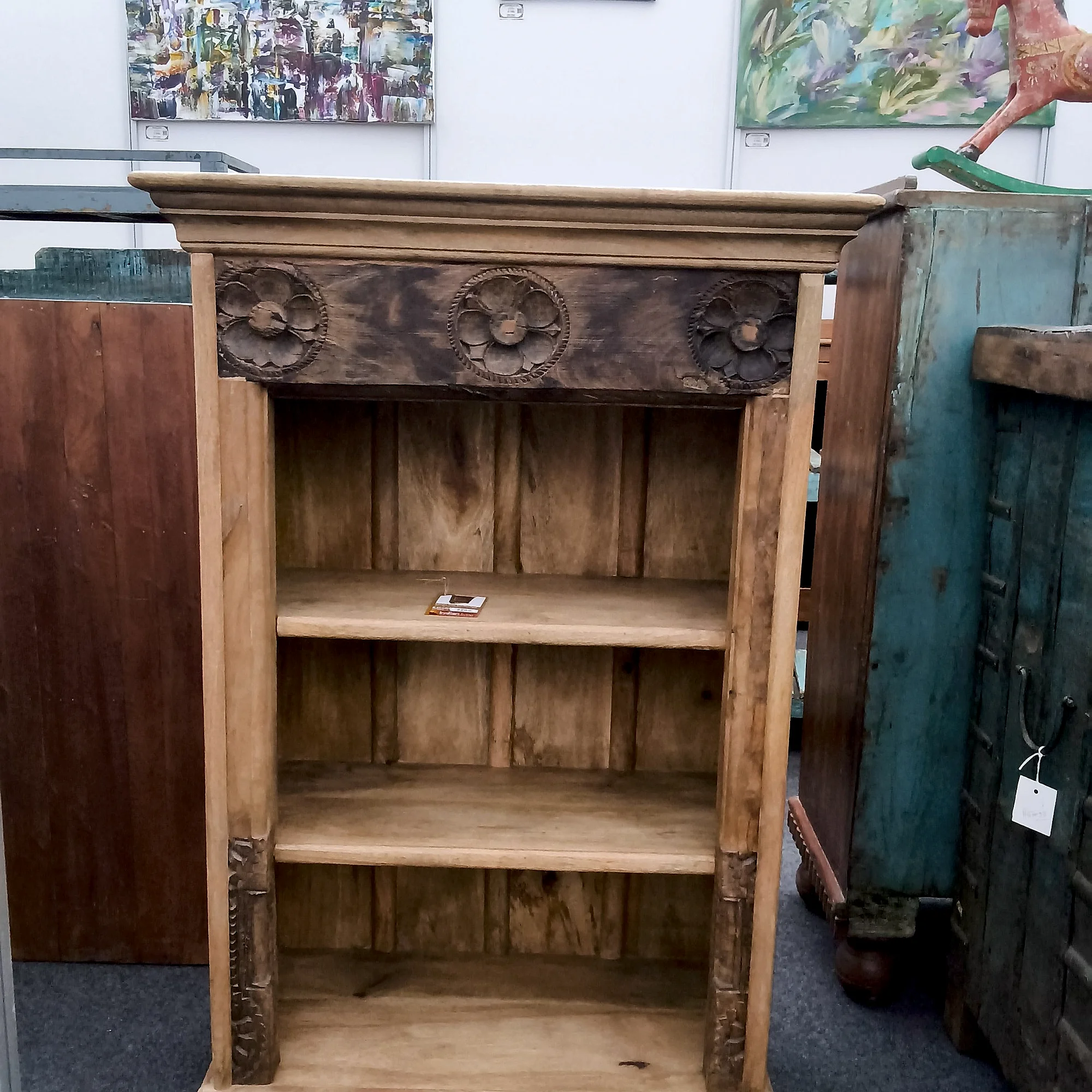 Kleines Holz Bücherregal