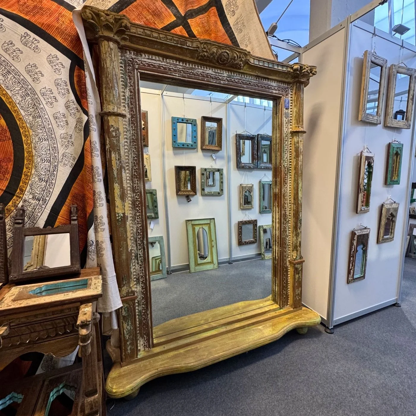 Rahmen mit Spiegel Holz