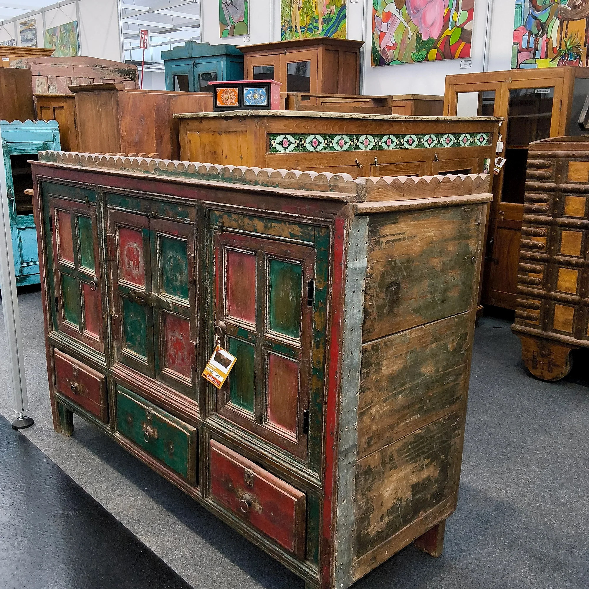 Sideboard rot,grün