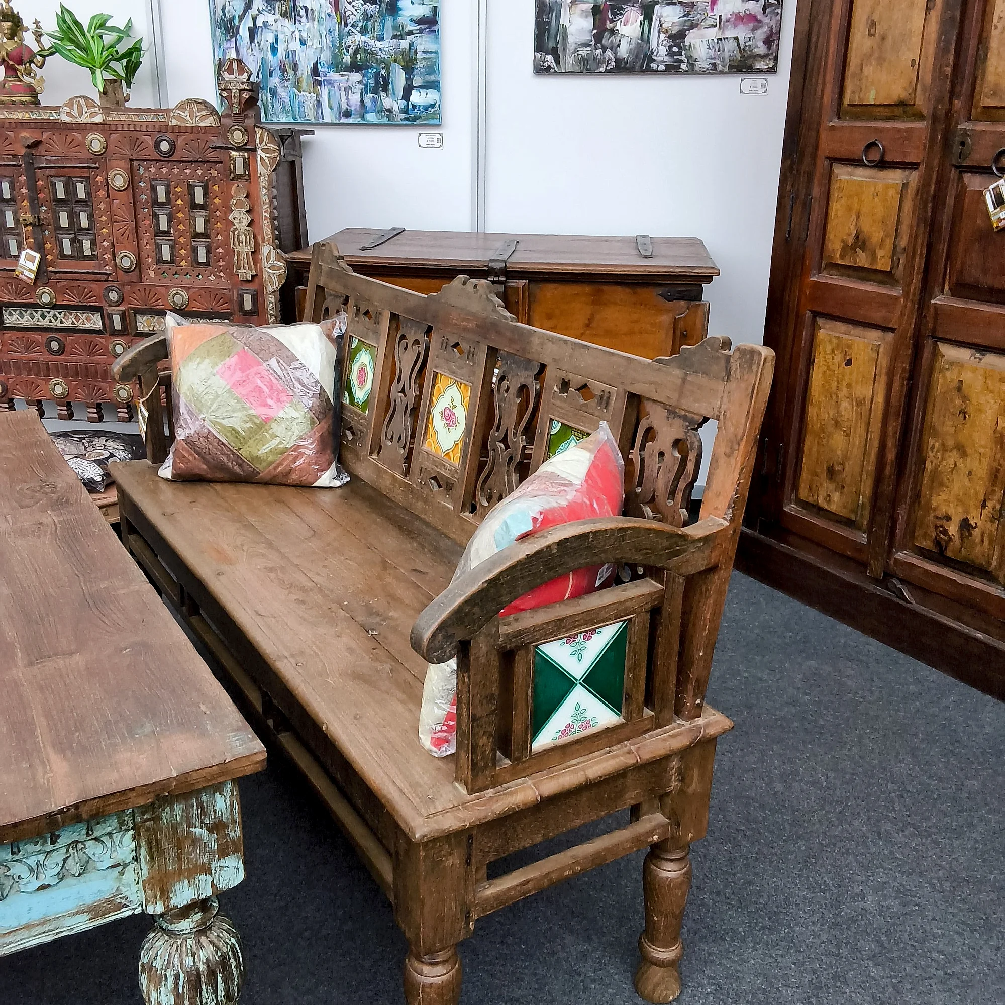 Sitzbank Holz