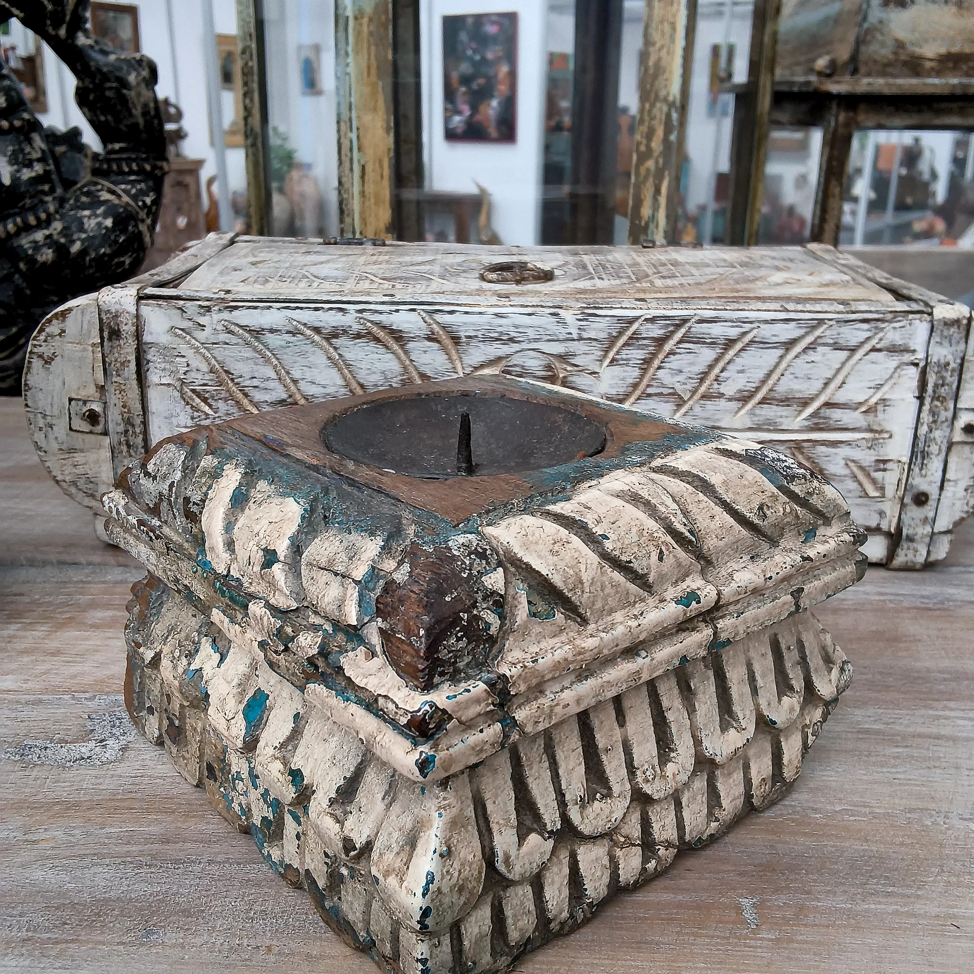 Kerzenständer Holz