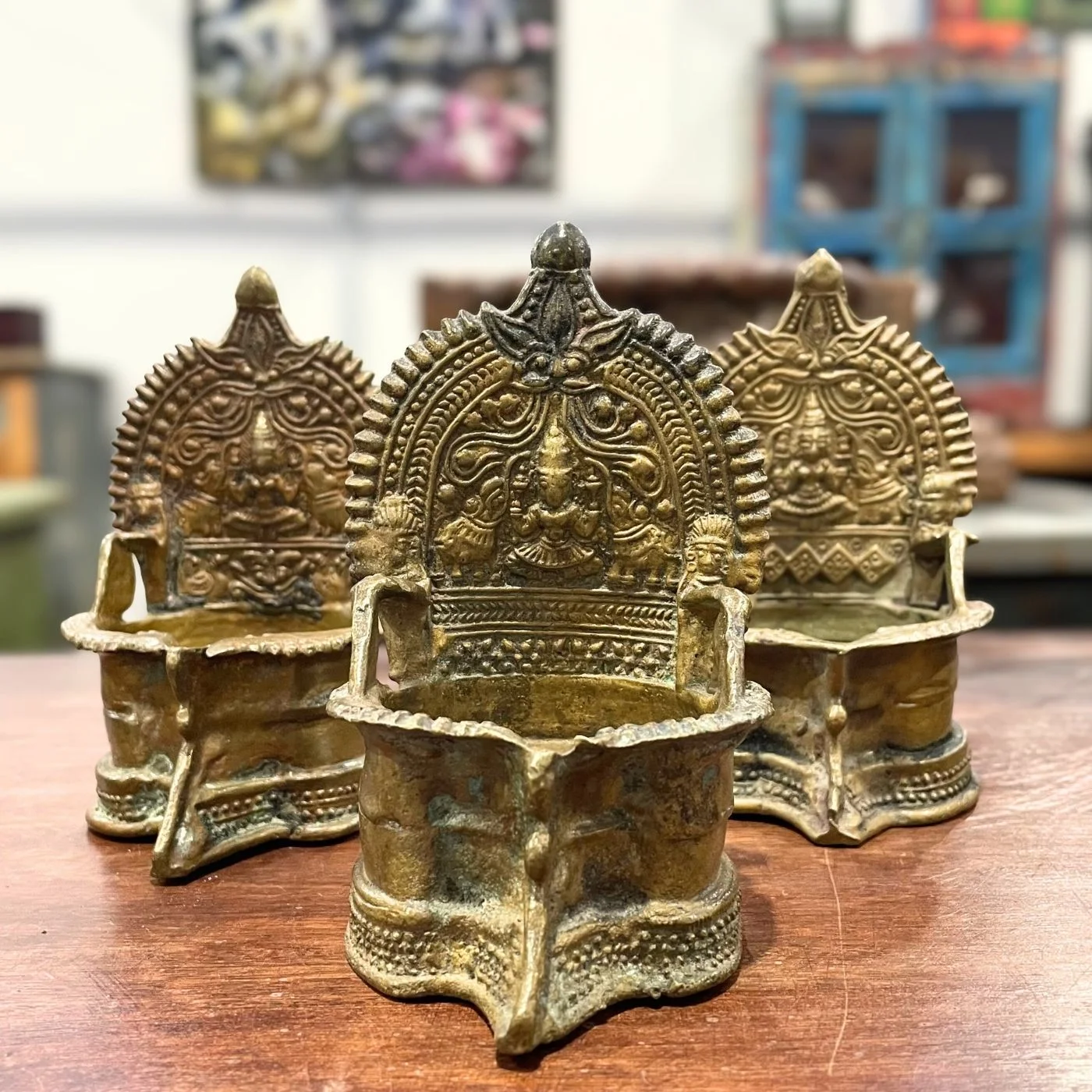 Traditionelle Öllampe