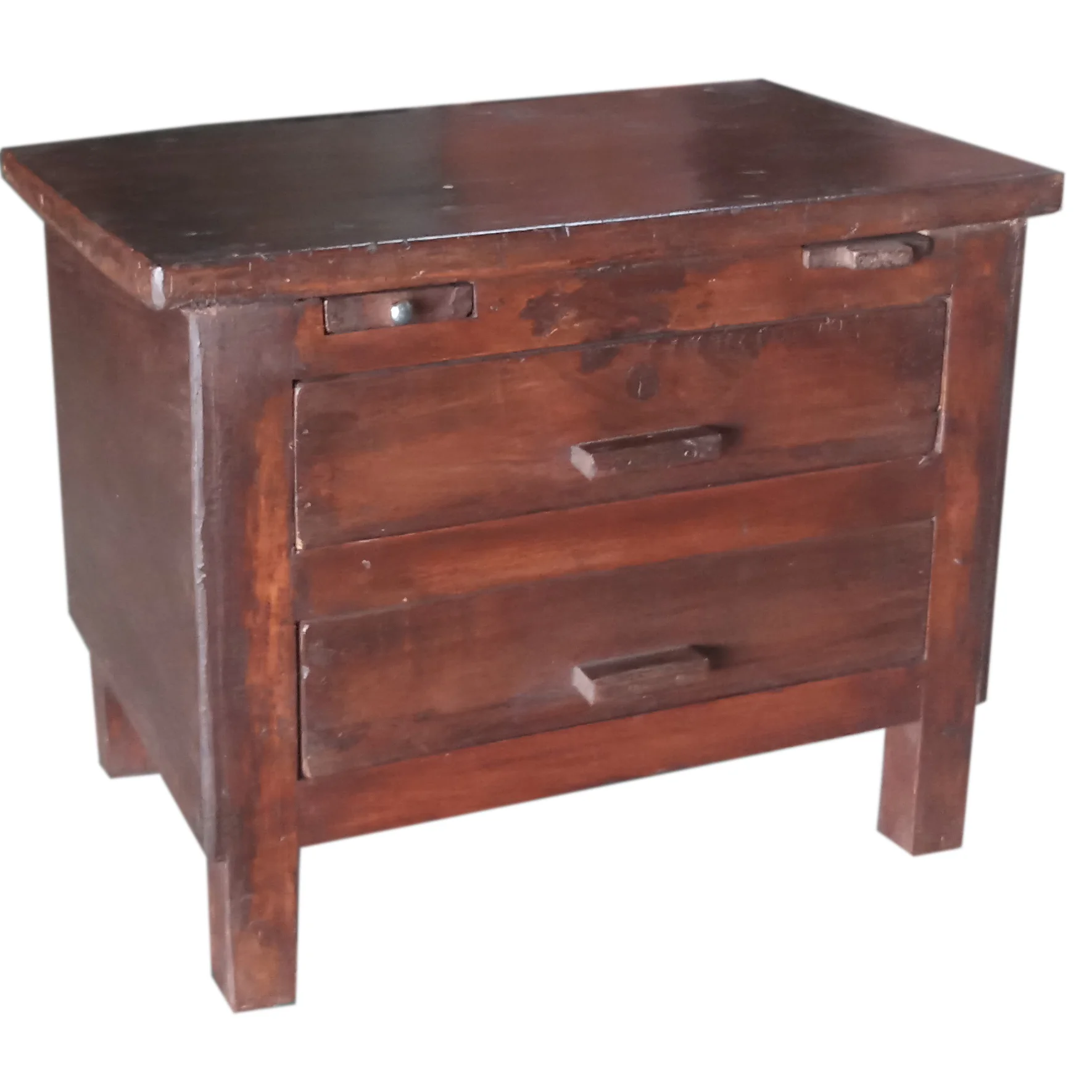 Nachtkästchen im Kolonialstil Holz