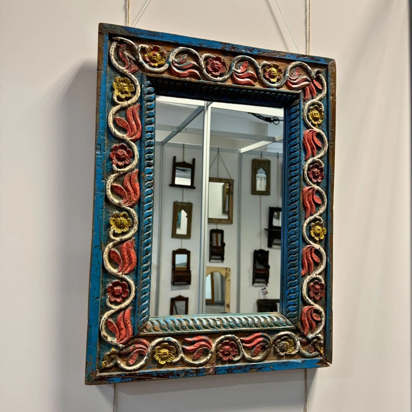 Rahmen mit Spiegel Holz