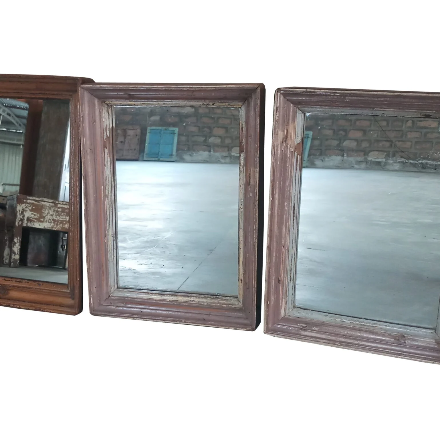 Rahmen mit Spiegel Holz