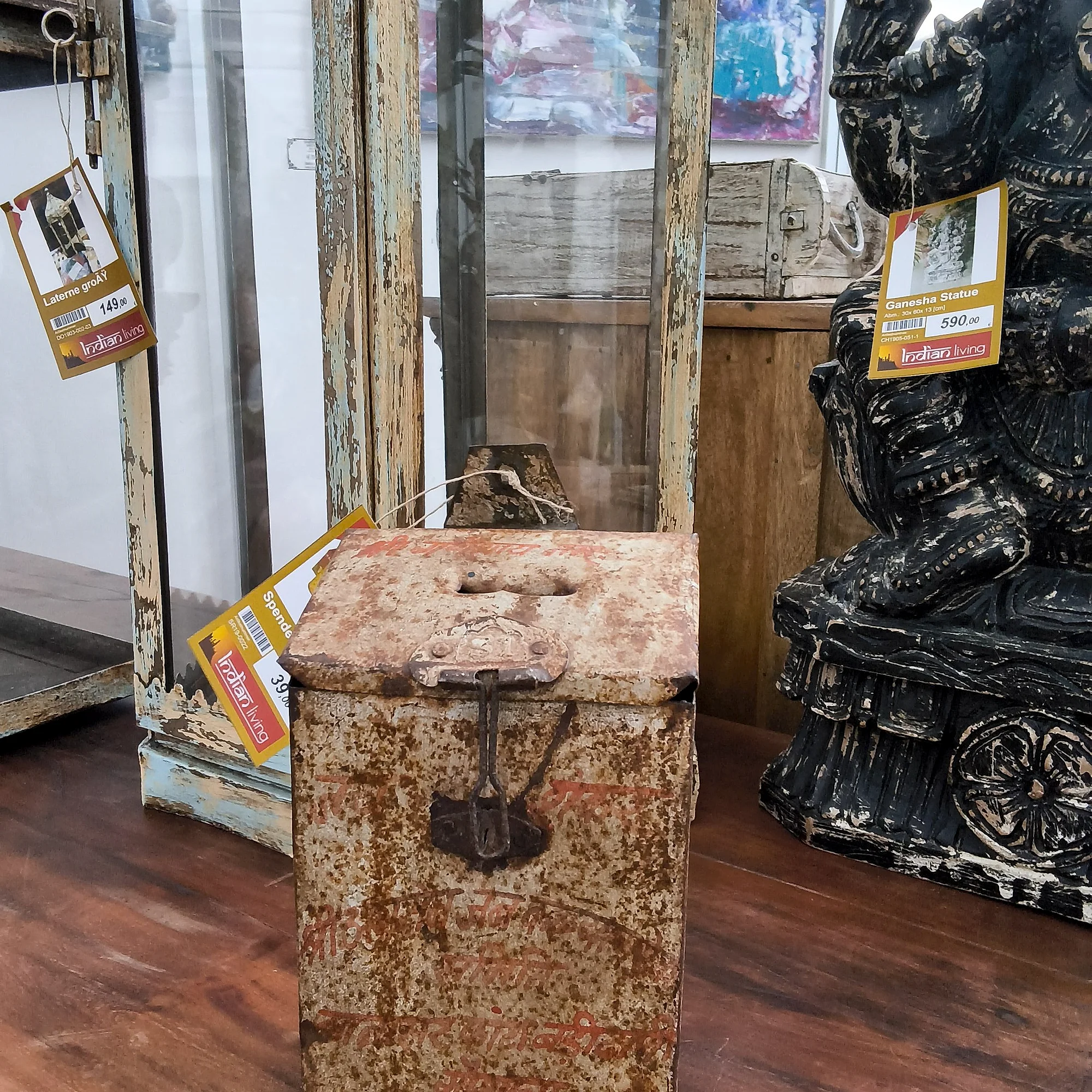 Spenden Box Eisen