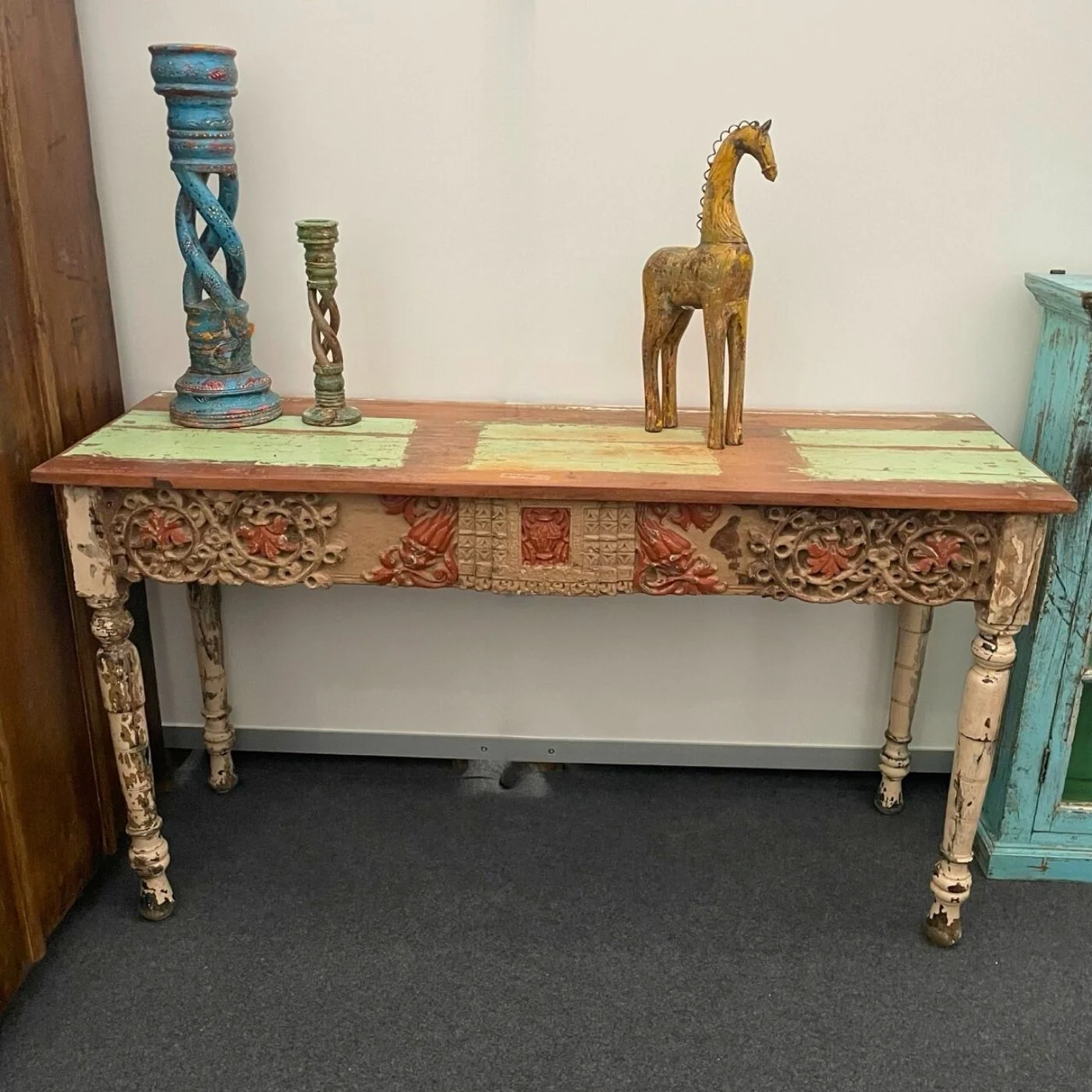 Massivholz Konsolentisch