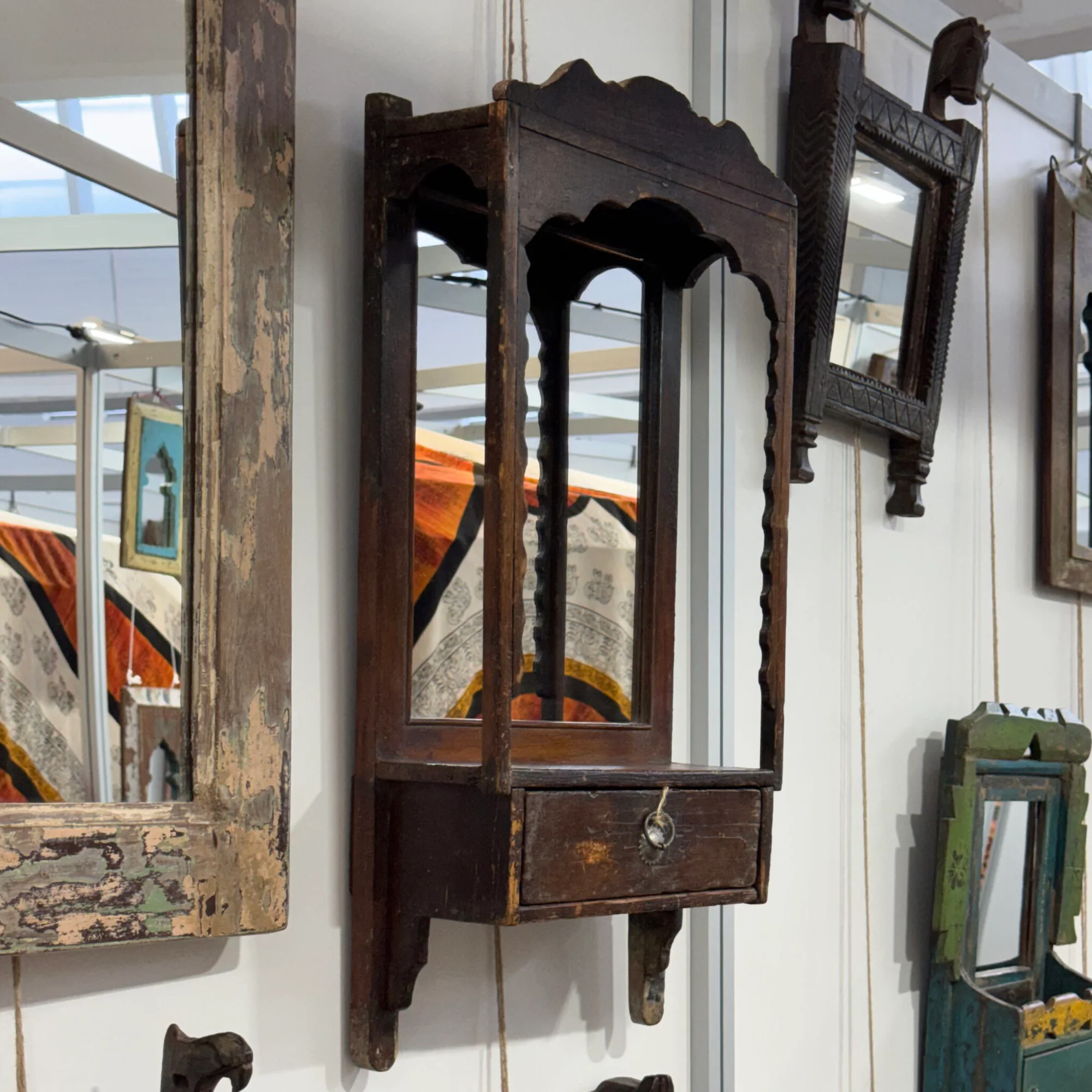 Badezimmer Spiegel Holz