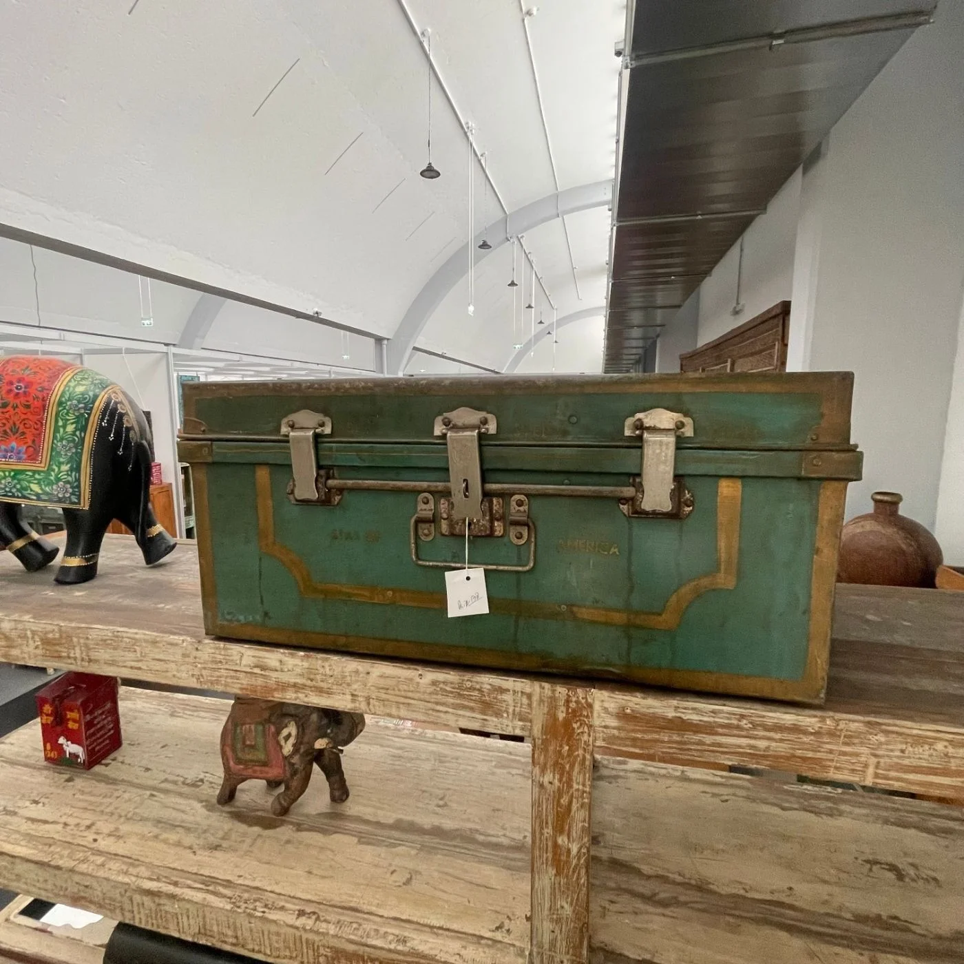 Vintage Reisekoffer aus Metall