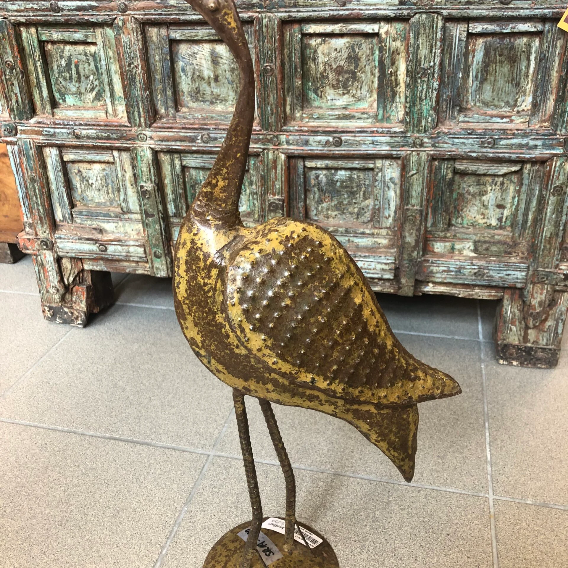 Metallskulpturen Eisen