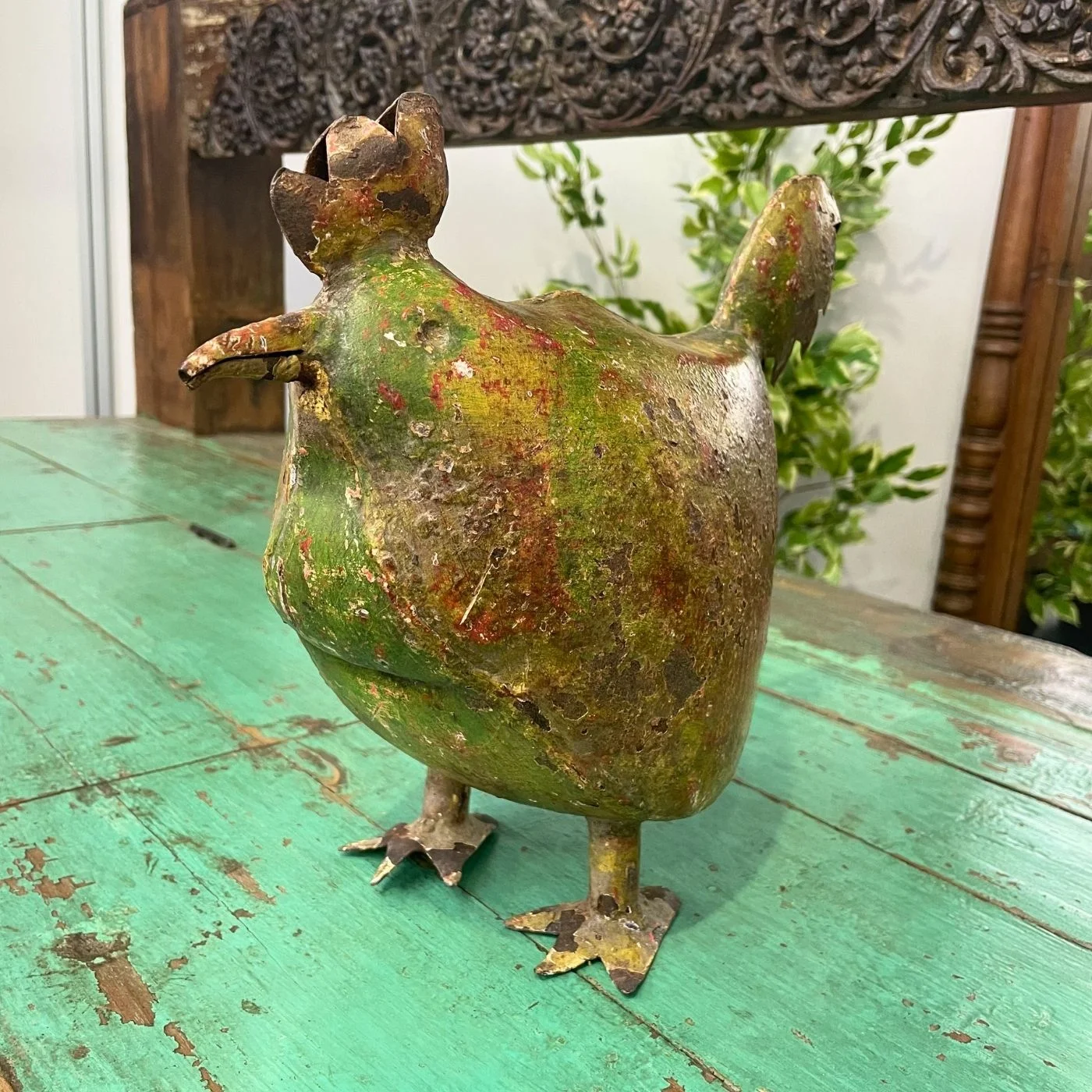 Metallskulpturen Eisen