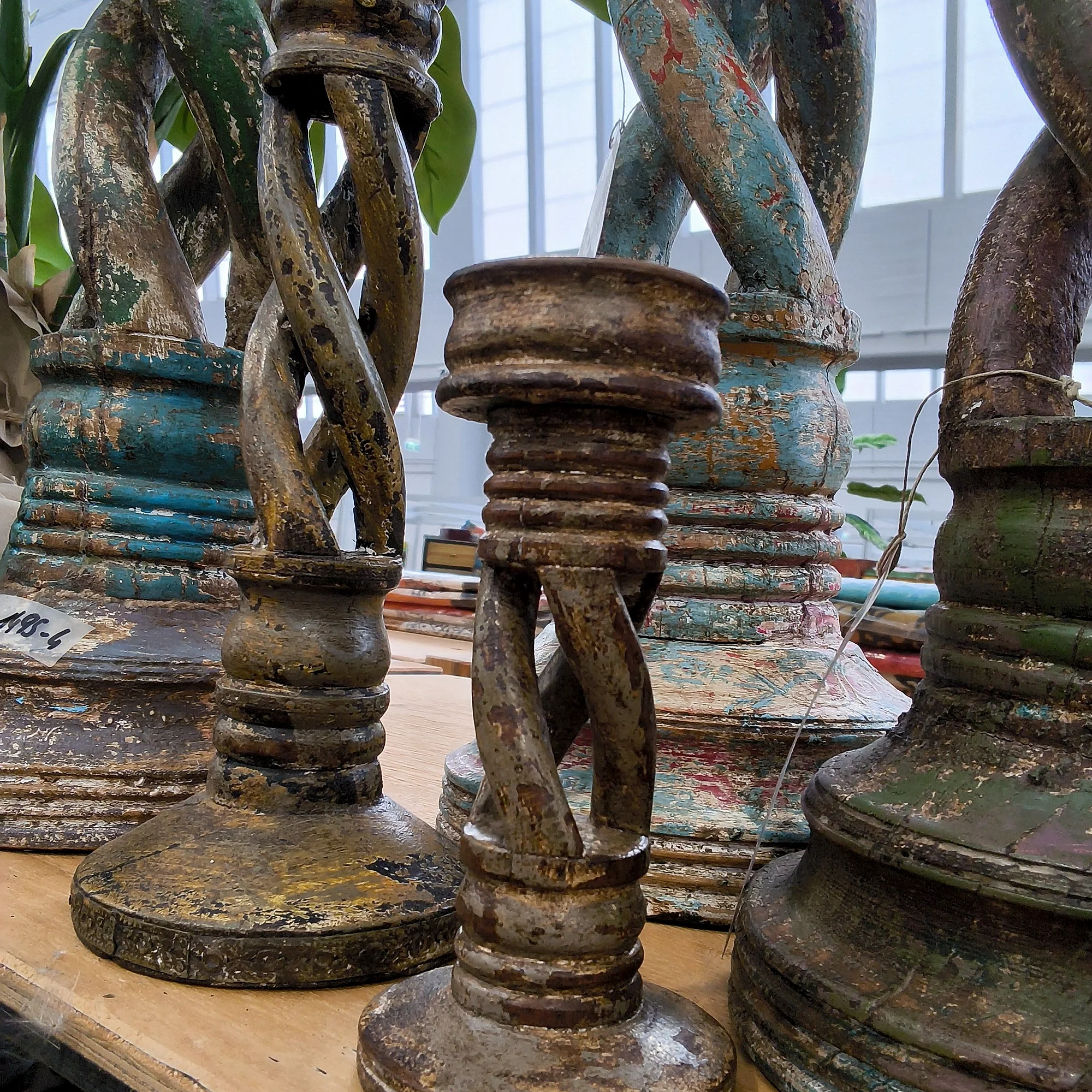Kerzenständer klein Holz