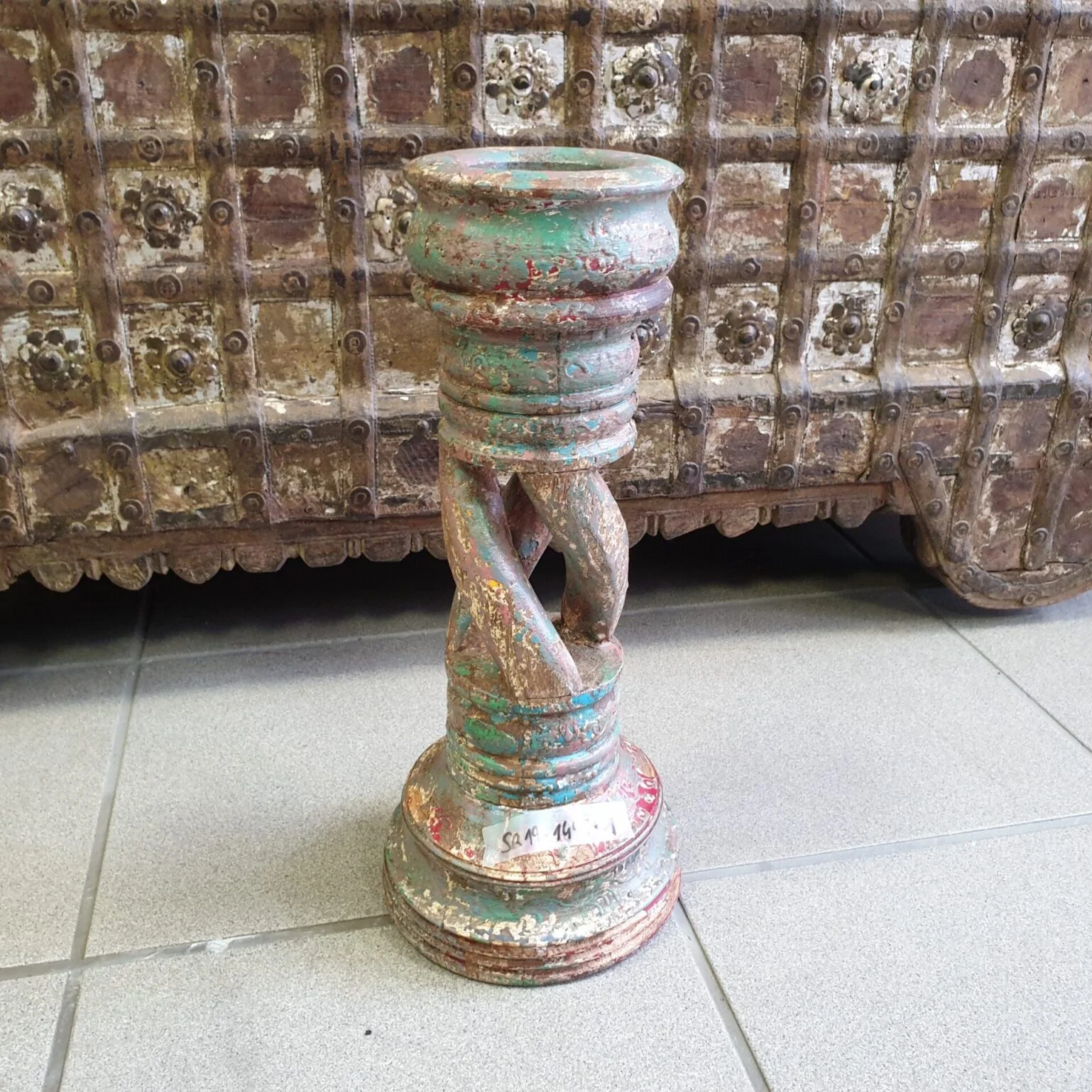 Kerzenständer 37cm Holz