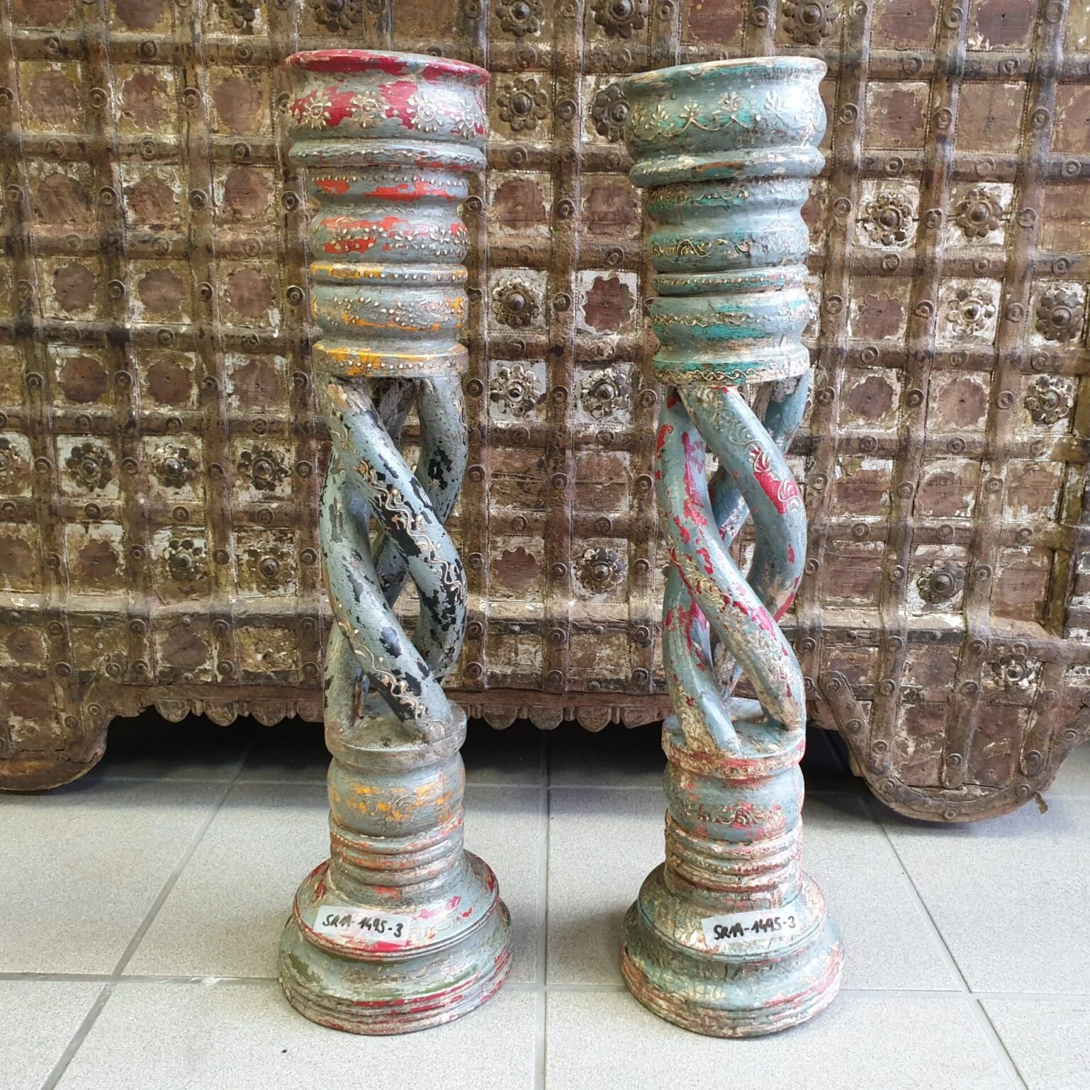 Kerzenständer 62cm Holz