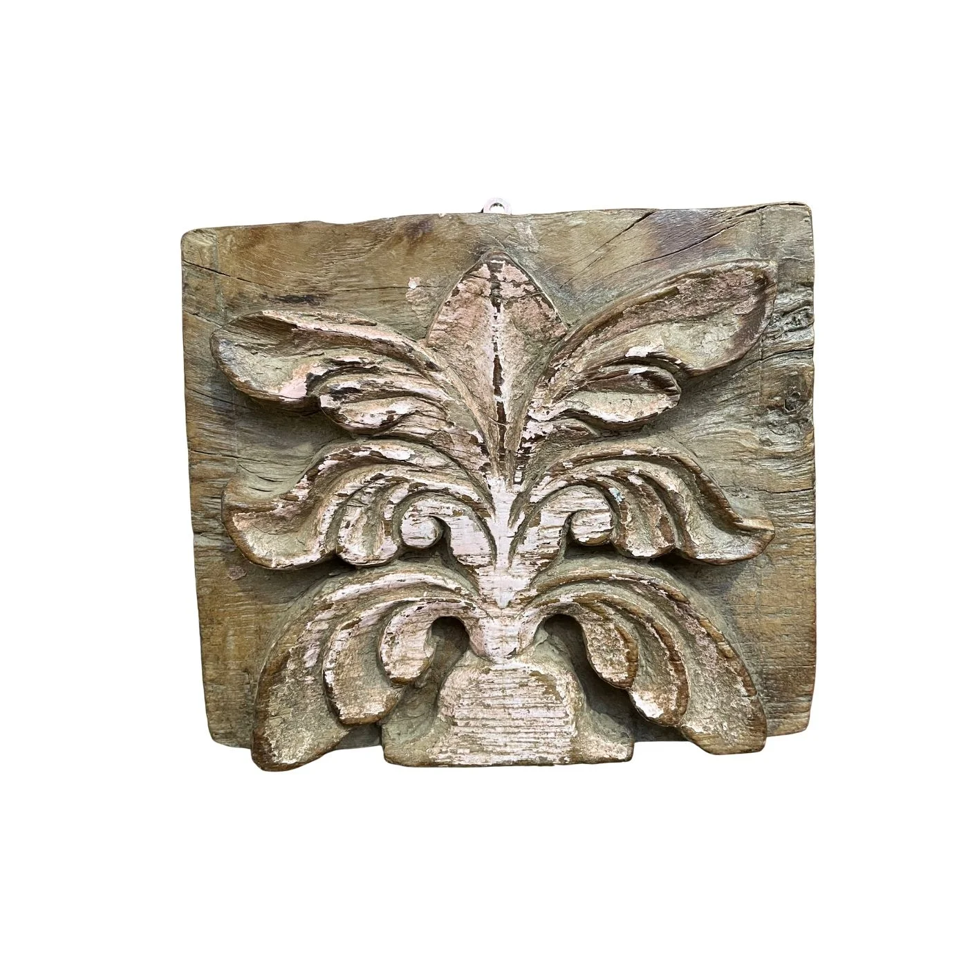 Handgeschnitztes Wandrelief