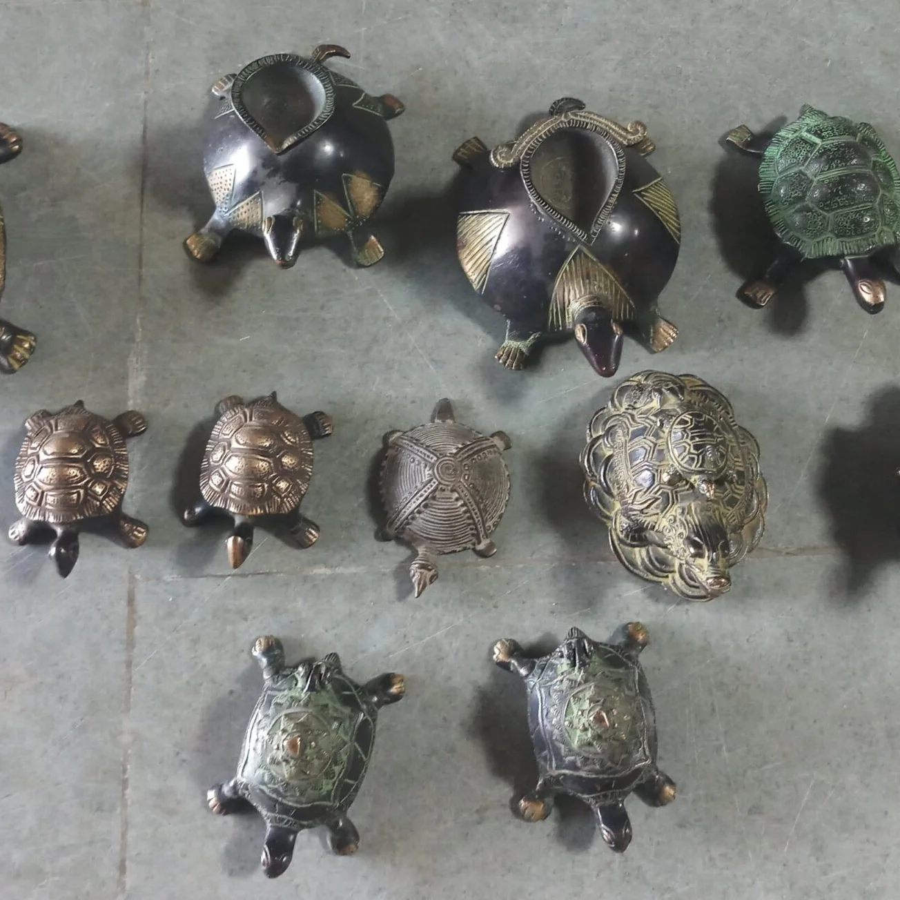 Schildkröte Messing